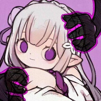 手绘萌脸女生可爱头像(优选18张)