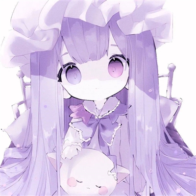 高清好看的紫色头像女生动漫图片大全(16张)
