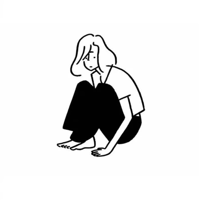 女生黑白简笔画头像(优选32张)