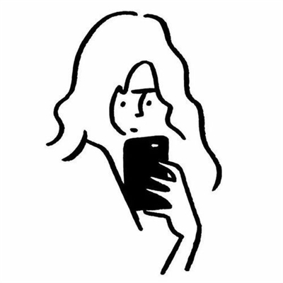 女生黑白简笔画头像(优选32张)