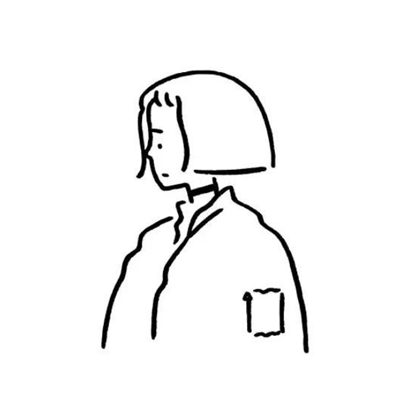 女生黑白简笔画头像(优选32张)
