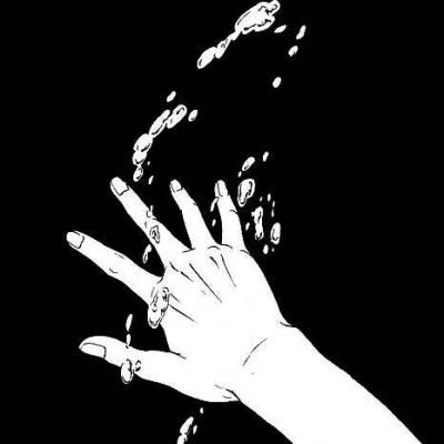 黑白动漫手控头像图片大全(优选16张)