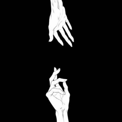 黑白动漫手控头像图片大全(优选16张)