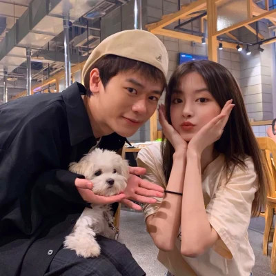 温柔宠溺的情侣头像(18张)