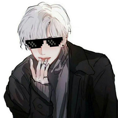 动漫墨镜大佬头像图片(共20张)