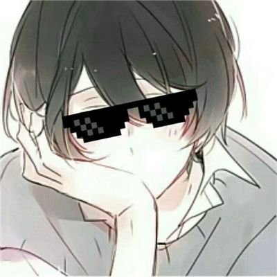 动漫墨镜大佬头像图片(共20张)