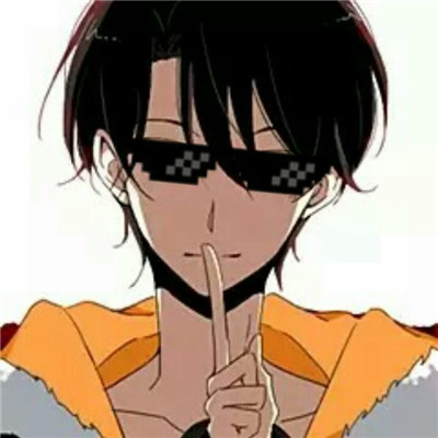 动漫墨镜大佬头像图片(共20张)