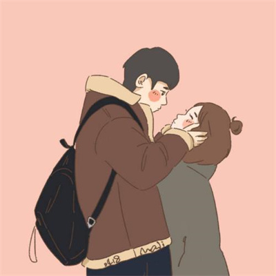 抖音情侣头像可爱版手绘图片(20张)