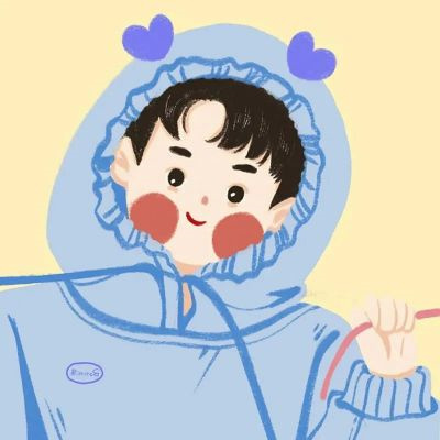 抖音情侣头像可爱版手绘图片(20张)