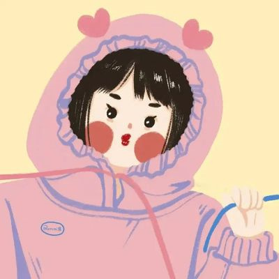 抖音情侣头像可爱版手绘图片(20张)