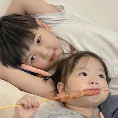 情侣头像孩子萌娃两张(22张)