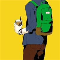 男生动漫微信背影头像