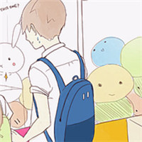 男生动漫微信背影头像