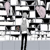 男生动漫微信背影头像