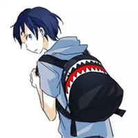 男生动漫微信背影头像