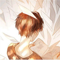 男生动漫微信背影头像