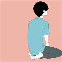 男生动漫微信背影头像