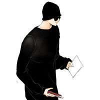 个性手绘头像男生