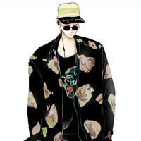 个性手绘头像男生