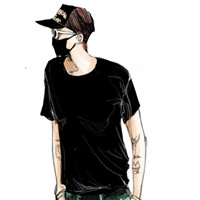 个性手绘头像男生