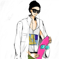 个性手绘头像男生