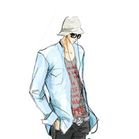 个性手绘头像男生