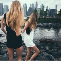 欧美闺蜜背影头像