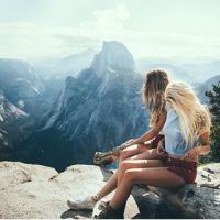 欧美闺蜜背影头像