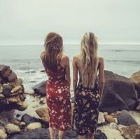 欧美闺蜜背影头像