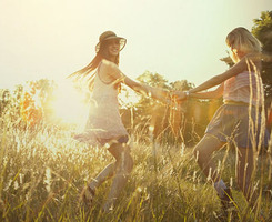 欧美闺蜜背影头像