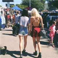 欧美闺蜜背影头像