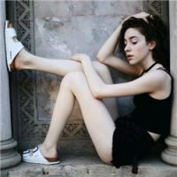 欧美穿背心个性女生头像