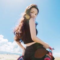 欧美穿背心个性女生头像