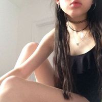 欧美穿背心个性女生头像