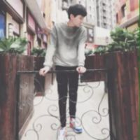 一男一女分开的情侣头像