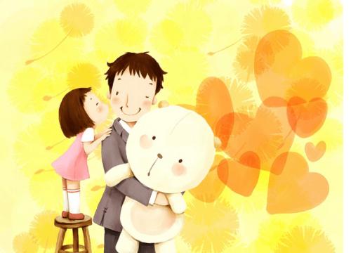 关于描写爸爸的句子