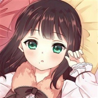 微博头像女生卡通，被风吹过灼思！