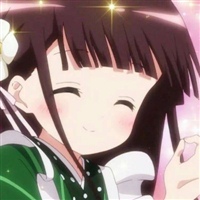 微博头像女生卡通，被风吹过灼思！