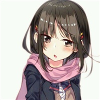 微博头像女生卡通，被风吹过灼思！