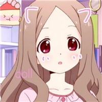 微博头像女生卡通，被风吹过灼思！