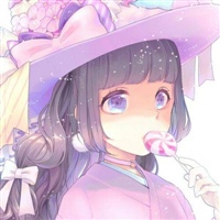 微博头像女生卡通，被风吹过灼思！