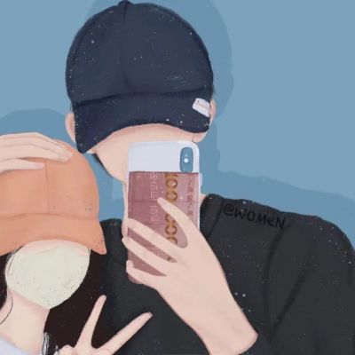 情侣卡通头像2022最新版一男一女(精选10张)