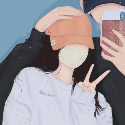 情侣卡通头像2022最新版一男一女(精选10张)