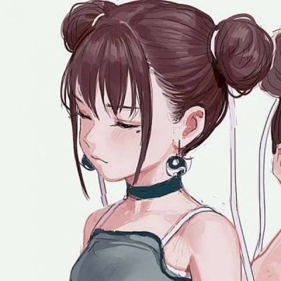 动漫闺蜜头像一萌一酷(精选12张)