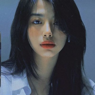 超有氛围感的女生头像蓝色系