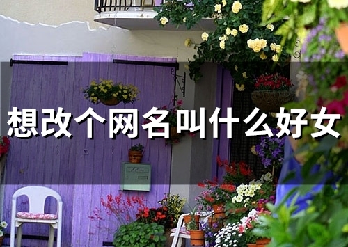 想改个网名叫什么好女(55个) 想改个网名叫什么好女(55个)