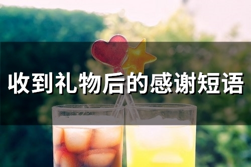 收到礼物后的感谢短语(精选50句)