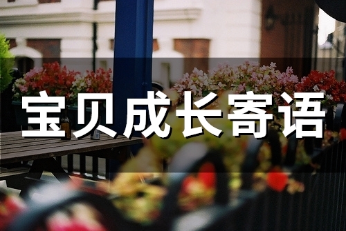 宝贝成长寄语(60句) 宝贝成长寄语(60句)