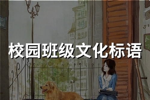 校园班级文化标语(精选50句)