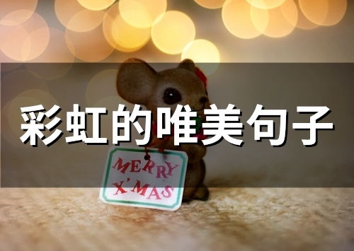 彩虹的唯美句子(55句)